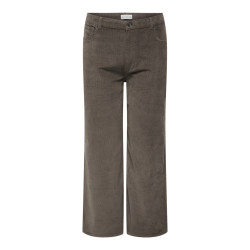 ONLY CARMAKOMA Hope global high waist brede bukser - Morel