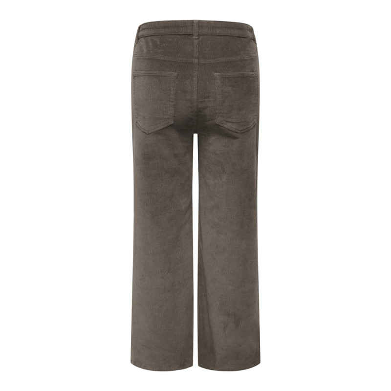 ONLY CARMAKOMA Hope global high waist brede bukser - Morel