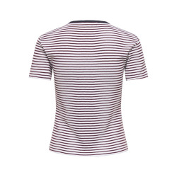 ONLY Kari Stribet T-shirt - Zinfandel