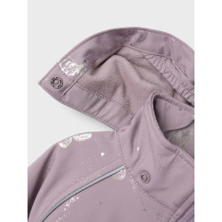 NAME IT Mini Alfa08 Softshell Flyverdragt - Elderberry