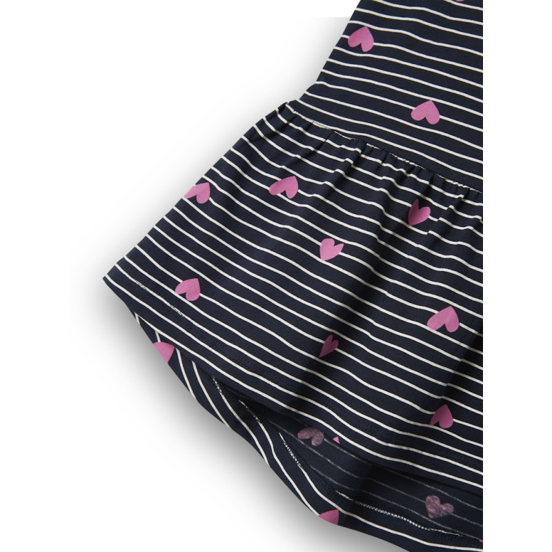 NAME IT MINI Vigga Capsl Kjole - Dark Sapphire / Hearts