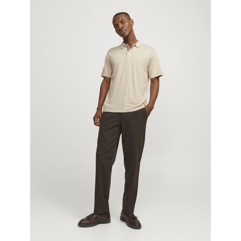 JACK & JONES Benjamin S/S Polo - Moonbeam