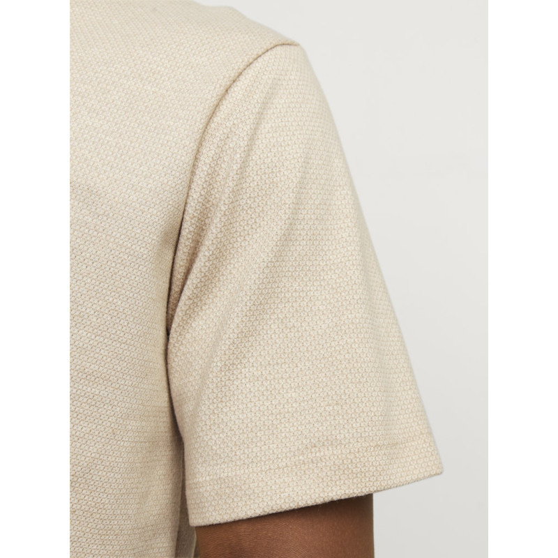 JACK & JONES Benjamin S/S Polo - Moonbeam