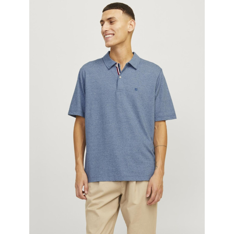 JACK & JONES Benjamin S/S Polo - Captains Blue