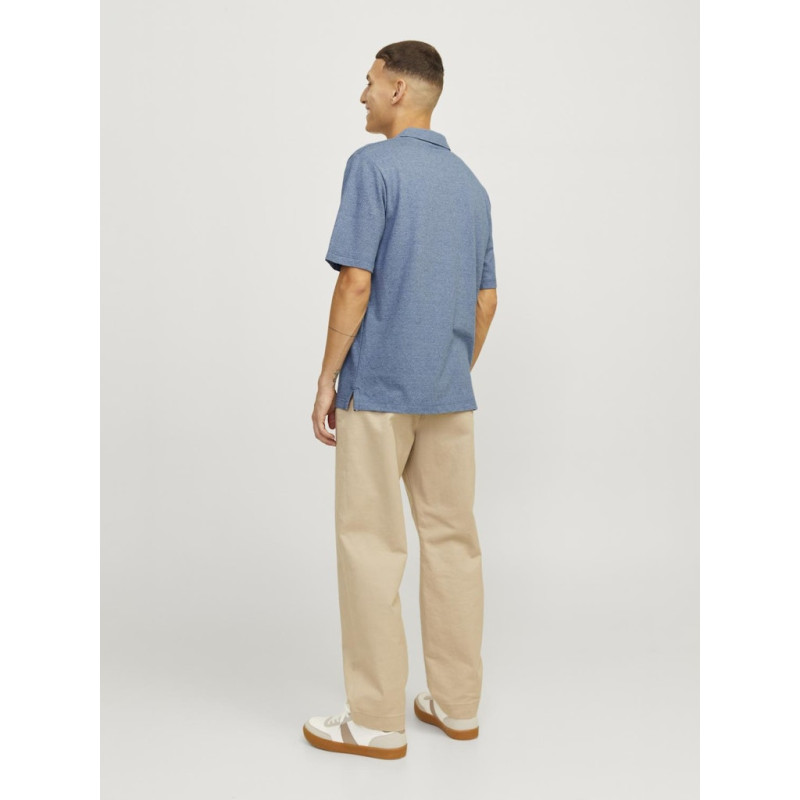 JACK & JONES Benjamin S/S Polo - Captains Blue