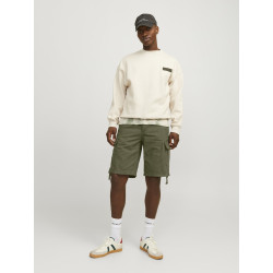 JACK & JONES Cole Barkley Cargo Shorts - Olive Night