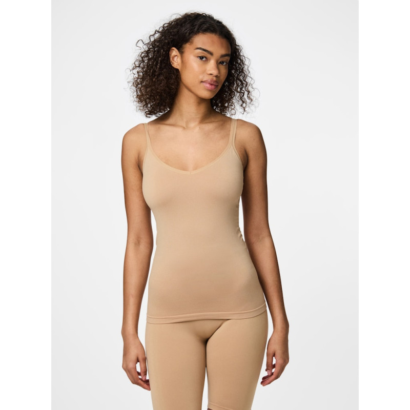 PIECES Plain Singlet - Nature