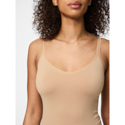 PIECES Plain Singlet - Nature