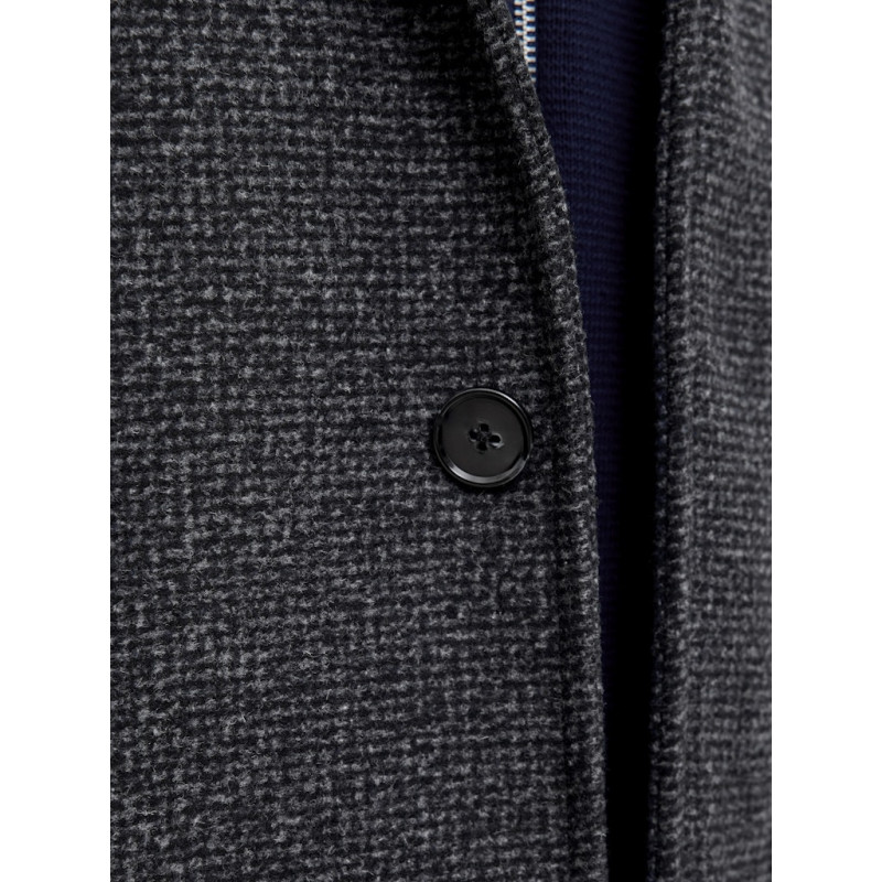 JACK & JONES PLUS Keith Uld Frakke - Charcoal Gray