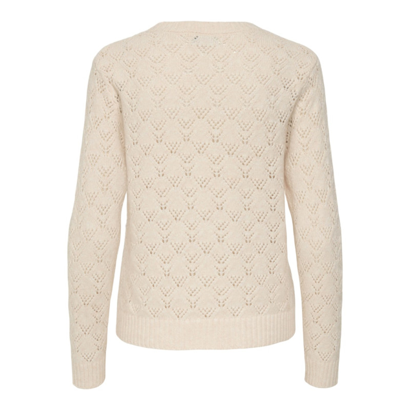 JDY Amanda Strik Sweater - Whitecap Gray