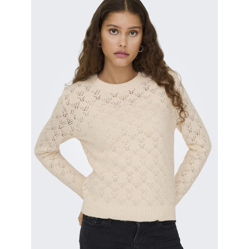 JDY Amanda Strik Sweater - Whitecap Gray