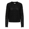 JDY Amanda Strik Sweater - Sort