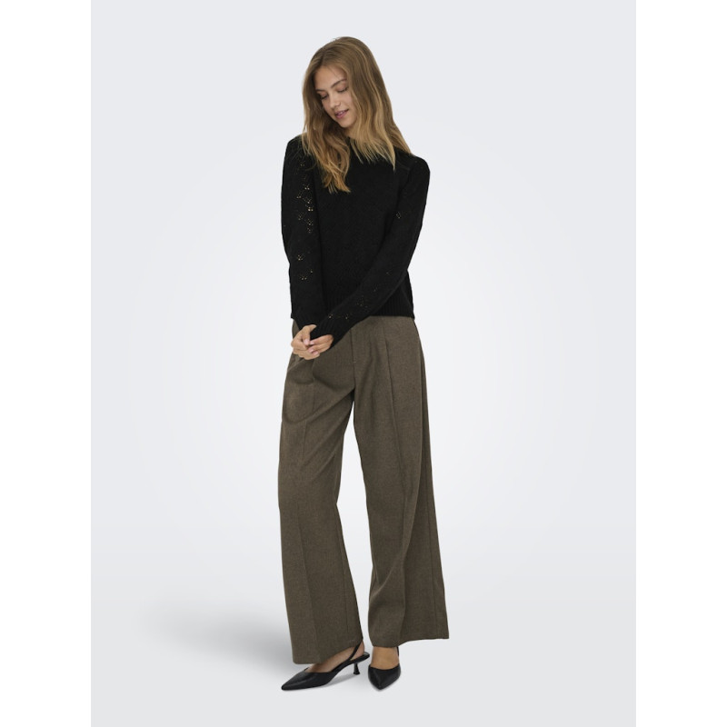 JDY Amanda Strik Sweater - Sort