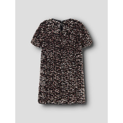 NAME IT KIDS Runica Paillet Kjole - Copper