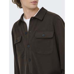 ONLY & SONS Newkodyl Overshirt - Mulch