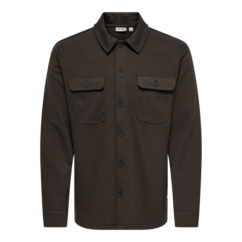 ONLY & SONS Newkodyl Overshirt - Mulch