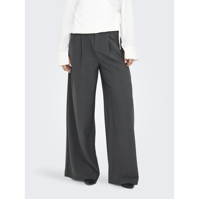 ONLY Svea Bukser - Dark Grey Melange