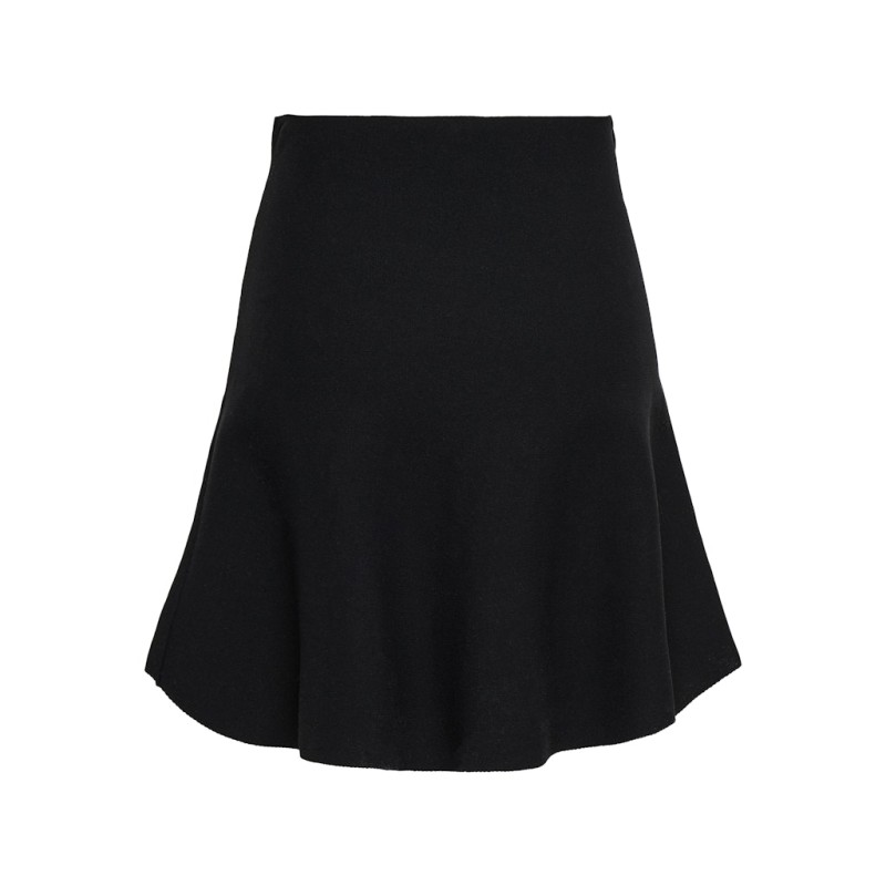 ONLY Calina Strik Nederdel - Sort