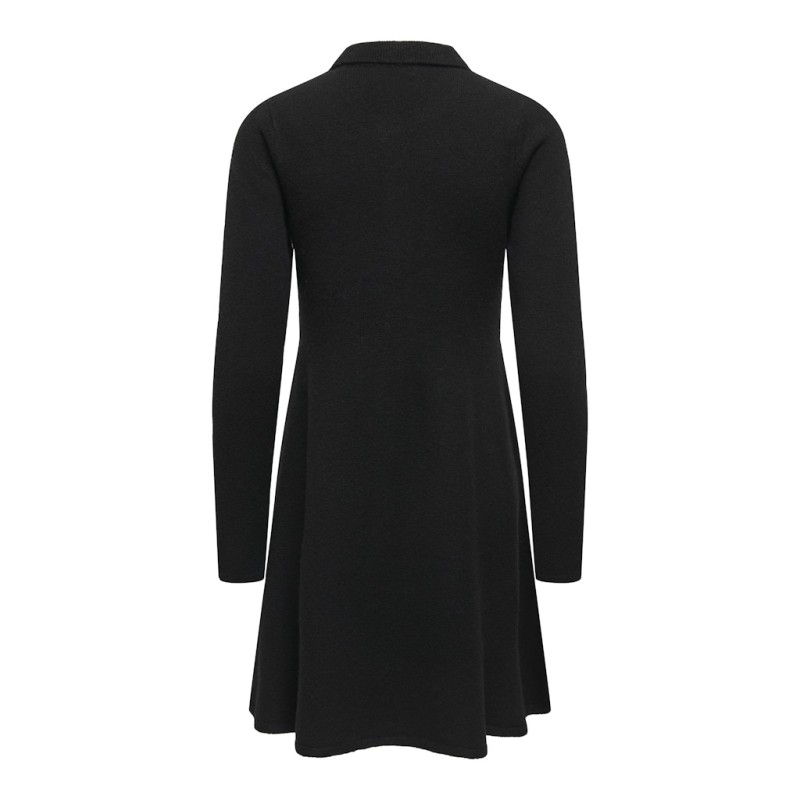 JDY Rosemary L/S Strik Kjole - Sort