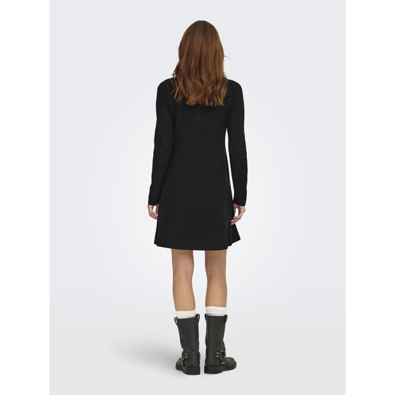 JDY Rosemary L/S Strik Kjole - Sort