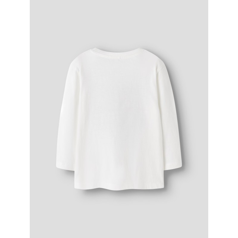 NAME IT MINI Vosmas L/S Bluse - Cloud Dancer