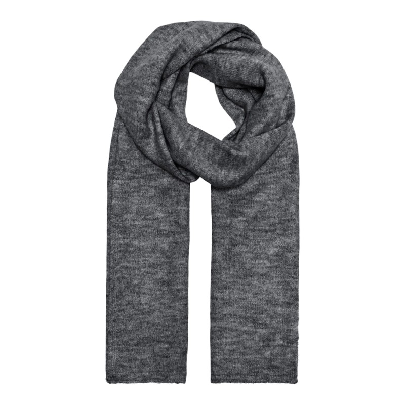 JDY Elanora Langt Halstørklæde - Dark Grey Melange
