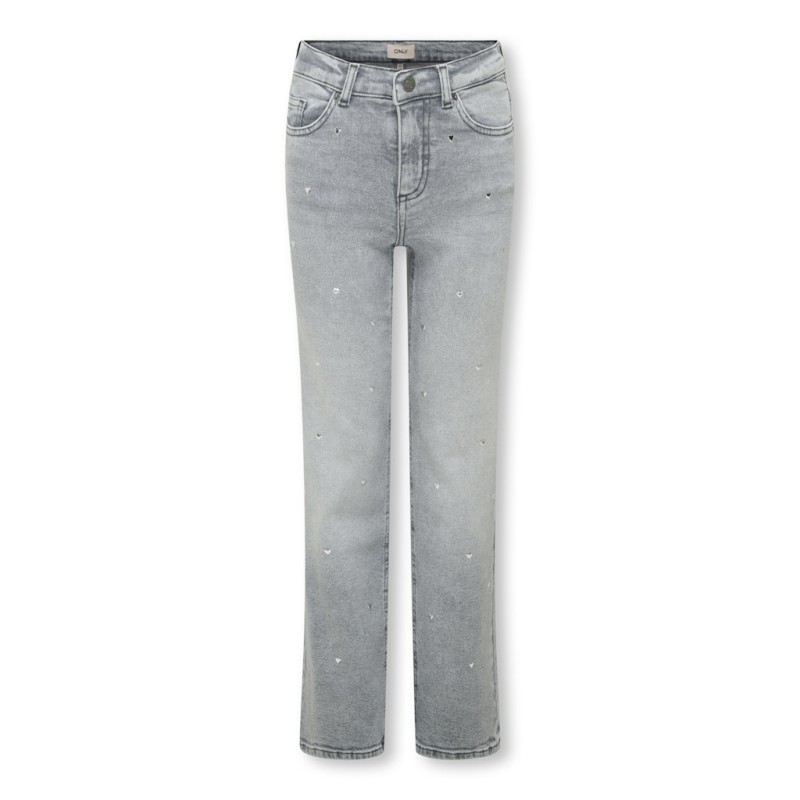 KIDS ONLY Juicy Heart Rea707 Jeans - Medium Grey Denim