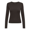 ONLY Riley L/S Bluse - Black Coffee