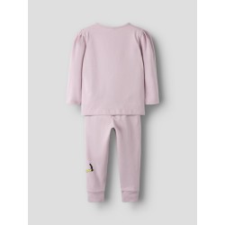 NAME IT MINI Soleim Pippi L/S Pyjamassæt - Keepsake Lilac