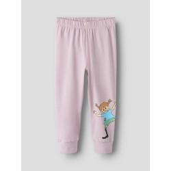 NAME IT MINI Soleim Pippi L/S Pyjamassæt - Keepsake Lilac