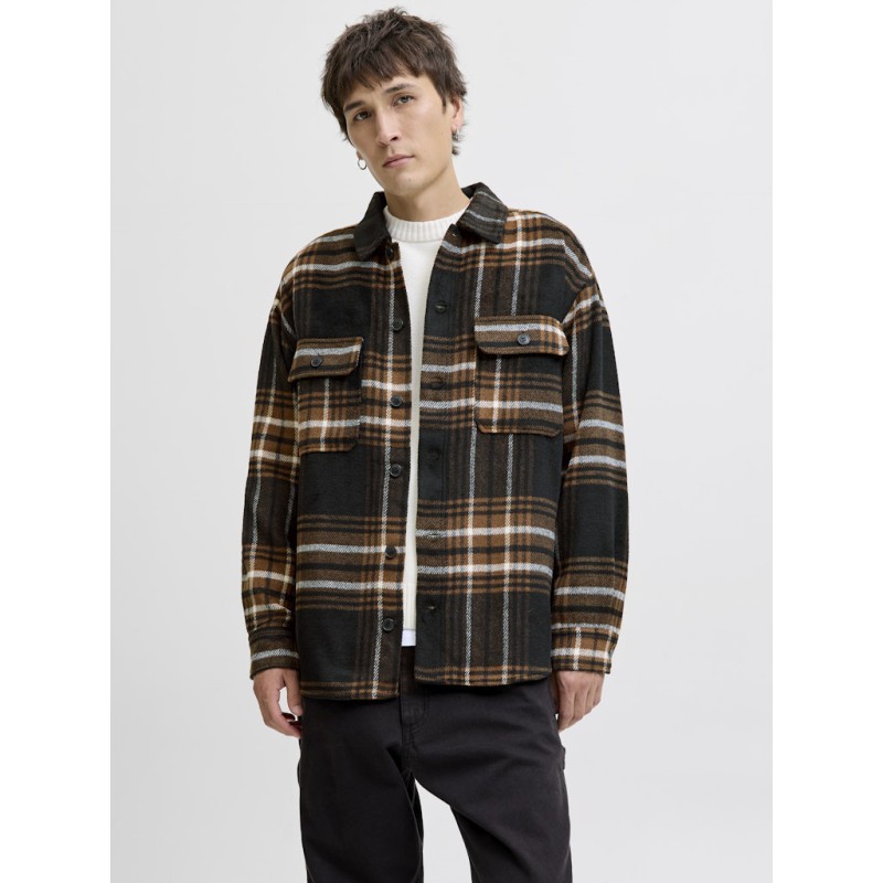 JACK & JONES Bradley Ollie Overshirt L/S - Monks Robe