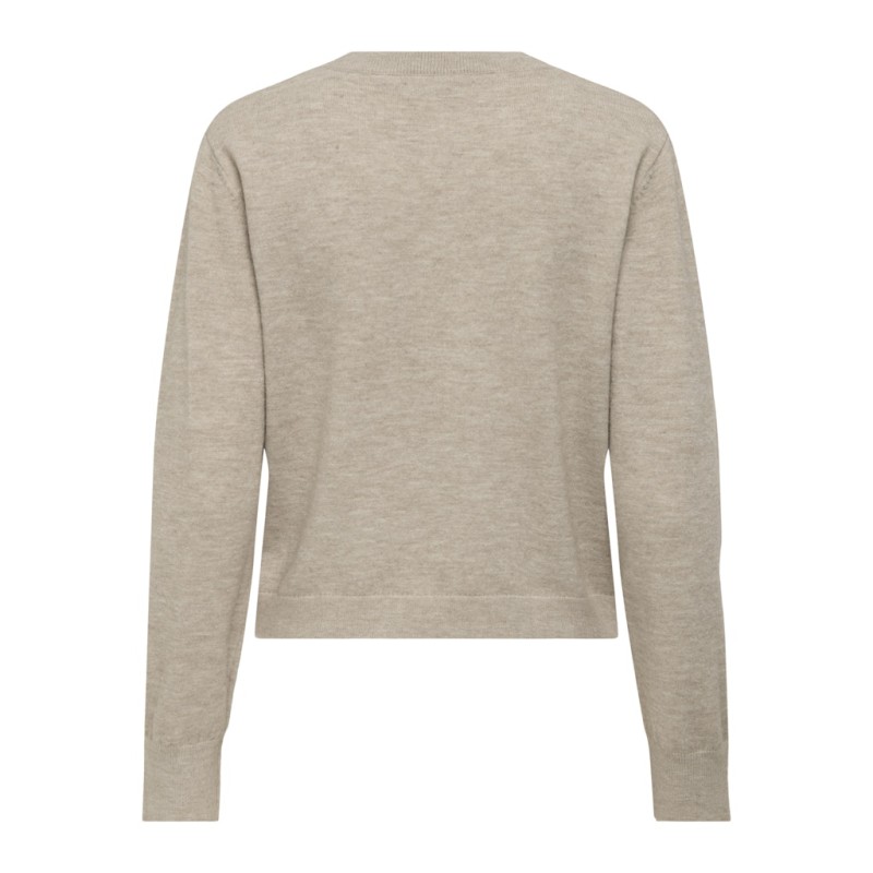 ONLY Camille Basic L/S Cardigan - Pumice Stone