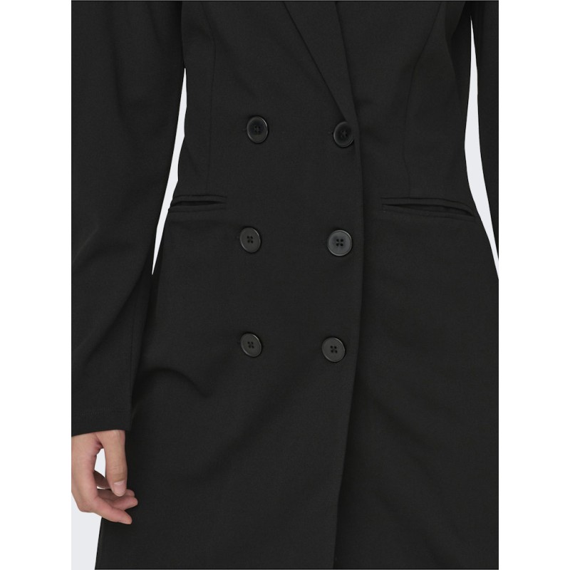 JDY Catia Elsa L/S Blazer Kjole - Sort