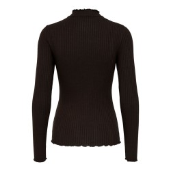 JDY Fransiska L/S Bluse - Black Coffee