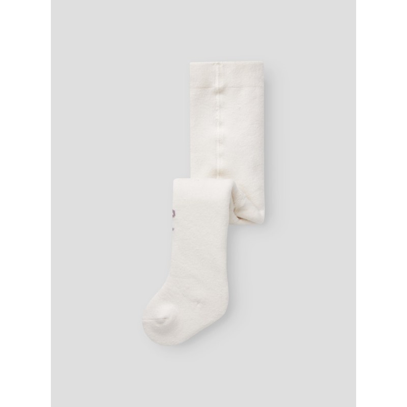 NAME IT BABY Rifa Terry Frotté Strømpebukser - Cloud Dancer