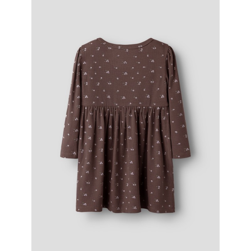 NAME IT MINI Soho L/S Kjole - Peppercorn