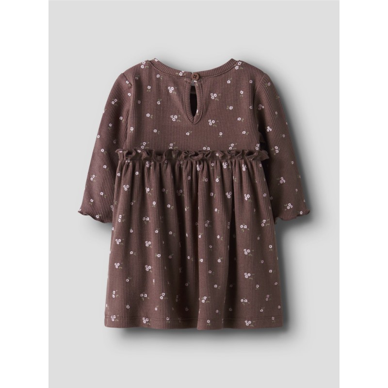 NAME IT BABY Soho L/S Kjole - Peppercorn