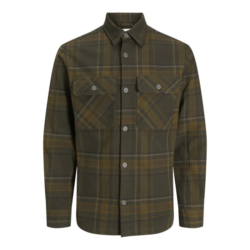 JACK & JONES Rayle Melange Ternet Overshirt - Peat