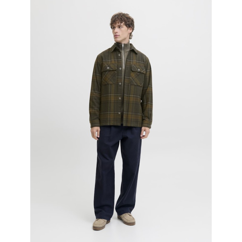 JACK & JONES Rayle Melange Ternet Overshirt - Peat