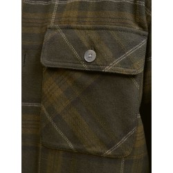 JACK & JONES Rayle Melange Ternet Overshirt - Peat