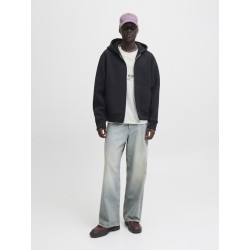 JACK & JONES Cover Retro Football T-shirt - Cloud Dancer