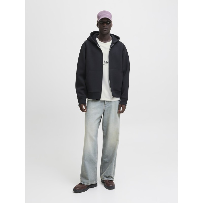 JACK & JONES Cover Retro Football T-shirt - Cloud Dancer