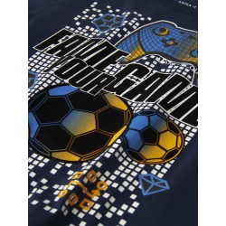 NAME IT KIDS Cola Fifae T-shirt - Navy Blazer