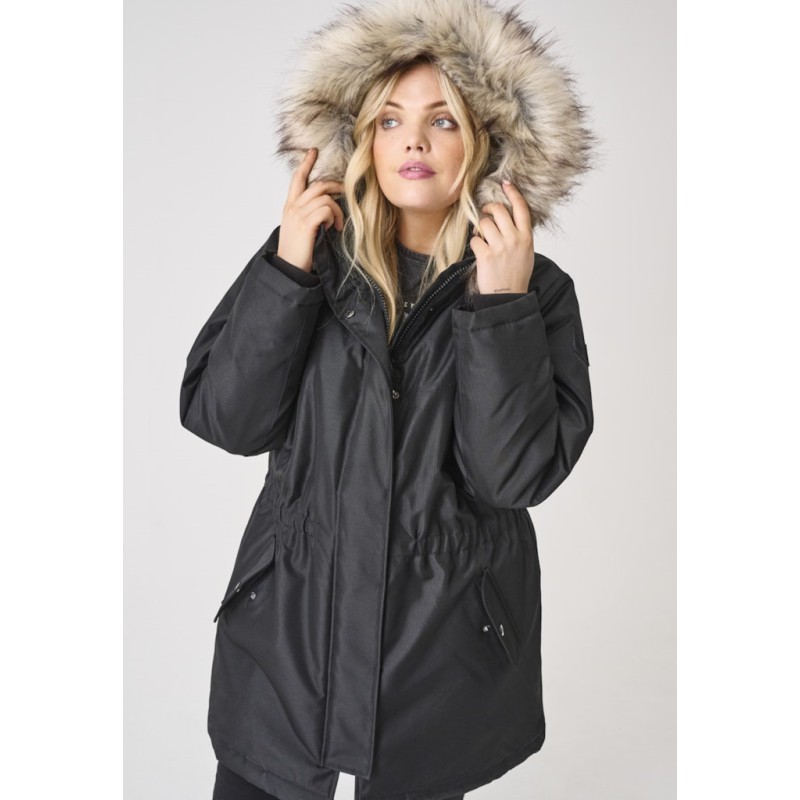 ONLY CARMAKOMA Irena Parka Jakke - Sort