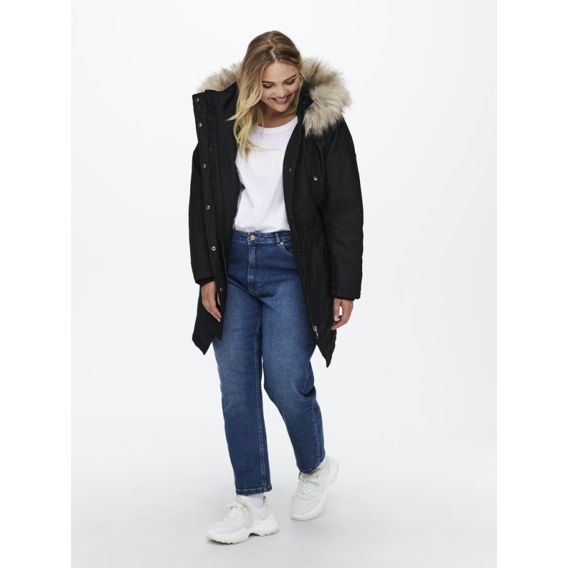 ONLY CARMAKOMA Irena Parka Jakke - Sort