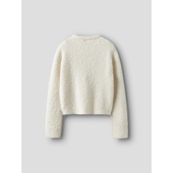 LMTD Roucle L/S Strik Sweater - Antique White