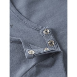 NAME IT BABY Remus L/S Bodystocking - Flint Stone