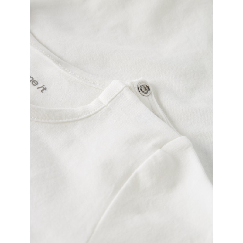 NAME IT BABY Remus L/S Bodystocking - Cloud Dancer