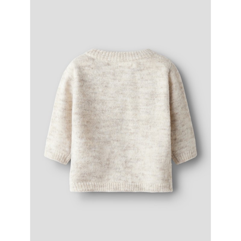 NAME IT BABY Rikimmi L/S Strik Cardigan - Peyote Melange