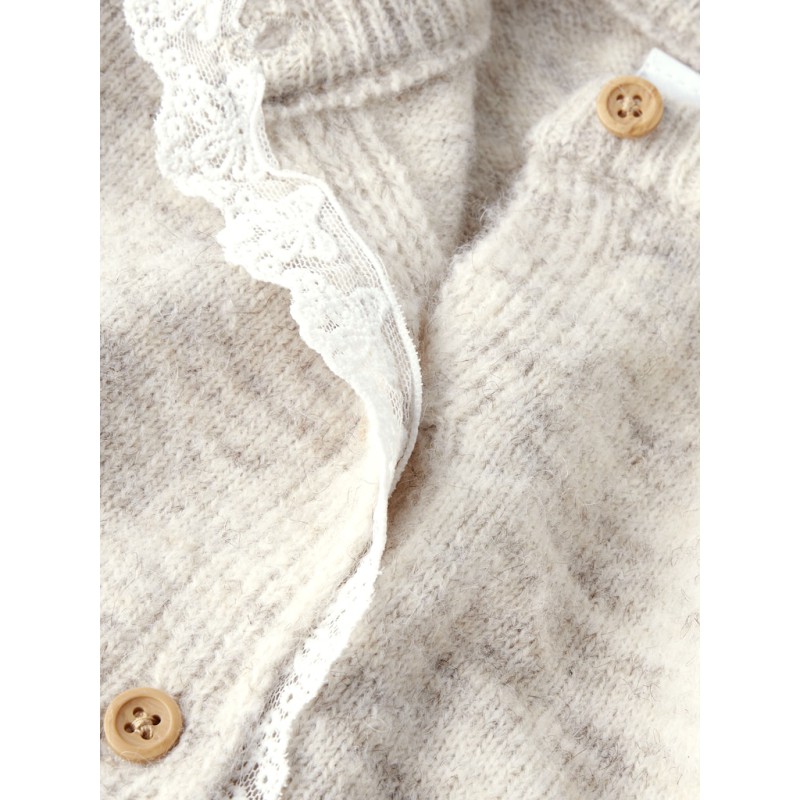 NAME IT BABY Rikimmi L/S Strik Cardigan - Peyote Melange